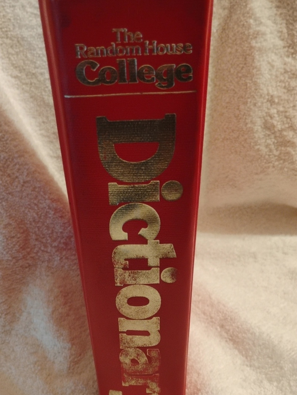 Vintage The Random House College Dictionary - Red and Gold Spine